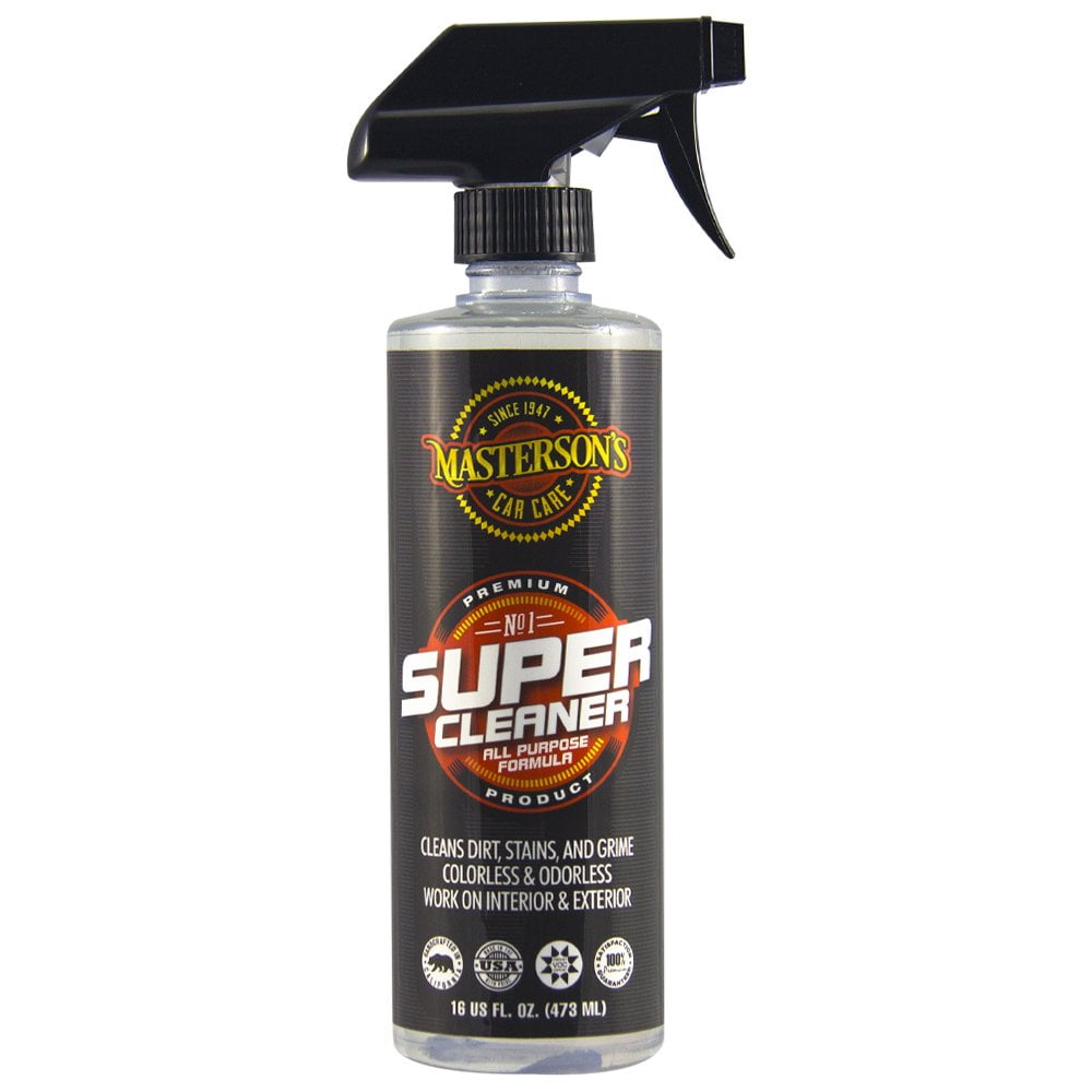 MASTERSON'S CAR CARE MCC_108_16 Super Cleaner All Purpose Formula - Colorless and Odorless Cleaner Works On Interior and Exterior Surface (16 oz)