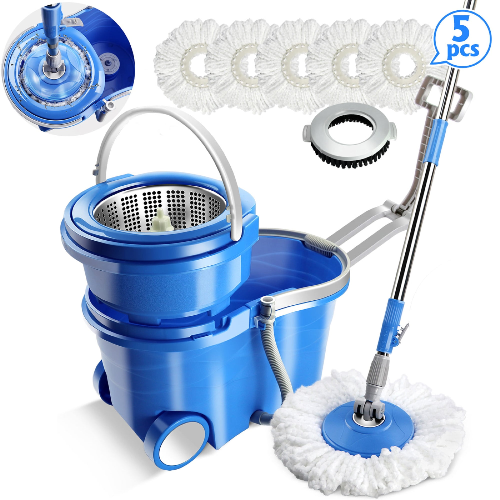 MASTERTOP + 360 Spin Mop & Bucket Floor Cleaning