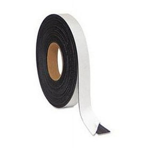 Mastervision  Black Magnetic Adhesive Tape Roll