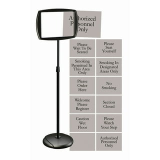 MasterVision Octogonal Floor Sign - 63 MasterVision Octogonal Floor Sign - 63