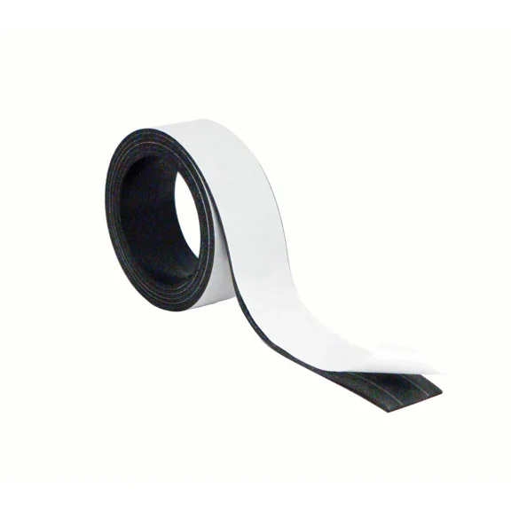 Mastervision Magnetic Adhesive Tape Roll 1"X 4 Ft Black