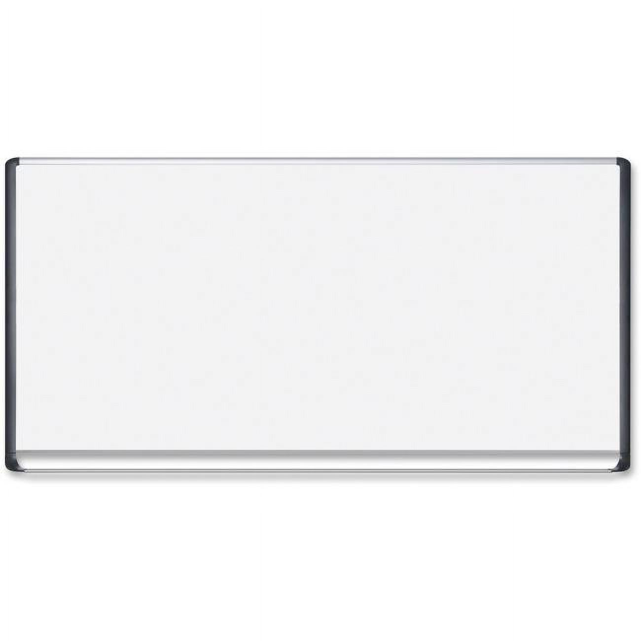 Mastervision Porcelain Whiteboard, Black 96 x 48 in.