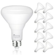 Mastery Mart Indoor Dimmable LED BR30 Floodlights, 10W (65W Equivalent) 700 Lumens, Daylight White 5000K, Recessed Light Bulb for Can Ceiling, E26 Base, 10-Pack