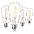 Mastery Mart Vintage Dimmable LED Edison Light Bulbs ST21, 9W (100 Watt Equivalent), Soft White