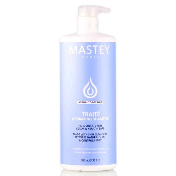 Mastey Traite Cream Shampoo (Sulfate-Free) - for normal to dry hair (33 oz / liter)