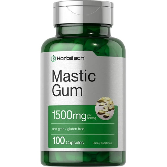 Mastic Gum 1500mg | 100 Capsules | by Horbaach