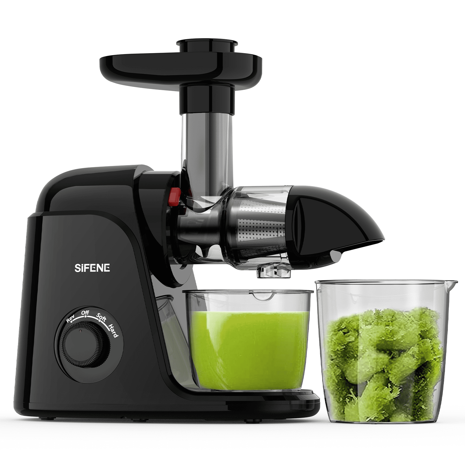 SiFENE Juicer Machine, 1000W(Peak) Centrifugal Juicer with 3.2 Big Mouth  for Whole Fruits and Veggies, Juice Extractor Maker with 3 Speeds Settings, Easy  to Clean, BPA Free (Red) 