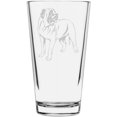 thumbnail image 1 of Mastiff American Dog Themed Etched All Purpose 16oz Libbey Pint Glass, 1 of 1