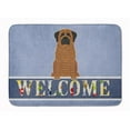 thumbnail image 1 of Mastiff Brindle Welcome Machine Washable Memory Foam Mat, 1 of 1