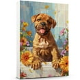 thumbnail image 1 of Mastiff Christmas Dog Bathroom Decor - Funny Bathroom Decor Wall Art, Dog Bathroom Wall Art and Animal Poster, Dog Bathroom Signs and Funny Bathroom Art UNFRAMED, 1 of 6