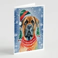 thumbnail image 1 of Mastiff Christmas Greeting Cards Pack of 8 7 in x 5 in, 1 of 3