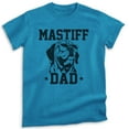 thumbnail image 1 of Mastiff Dad, Unisex Men's Shirt, English Mastiff, Mastiff Owner, Funny Dog Dad Gift, Heather Blue, XX-Large, 1 of 6