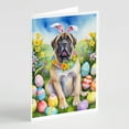thumbnail image 1 of Mastiff Easter Egg Hunt Greeting Cards Pack of 8 7 in x 5 in, 1 of 3