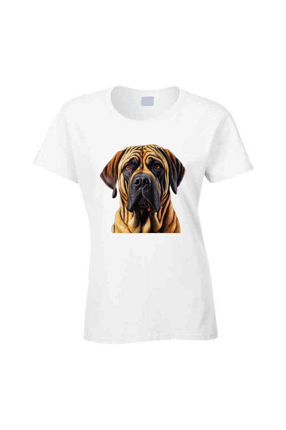 Mastiff Ladies T Shirt