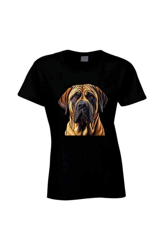 Mastiff Ladies T Shirt