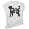 thumbnail image 1 of Mastiff Mama, Unisex Women's Shirt, English Mastiff, Mastiff Owner, Funny Dog Mama Gift, Heather Ash, Small, 1 of 6