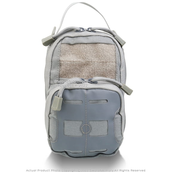 Mastiff Outdoor Tactical Shoulder Waist Pouch 600D MOLLE Grey