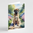 thumbnail image 1 of Mastiff Spring Path Greeting Cards Pack of 8 7 in x 5 in, 1 of 3