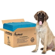PETSWORLD Mastiff's Massive Dog Training/Potty Pads, 28x44 inch, 50 Ct, XXXL Gigantic, Tear Resistant, Super Absorbent & Leak-Proof