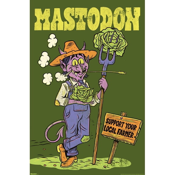 Mastodon - Devil's Lettuce Wall Poster, 14.725" x 22.375"