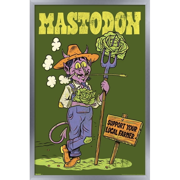 Mastodon - Devil's Lettuce Wall Poster, 22.375" x 34" Framed
