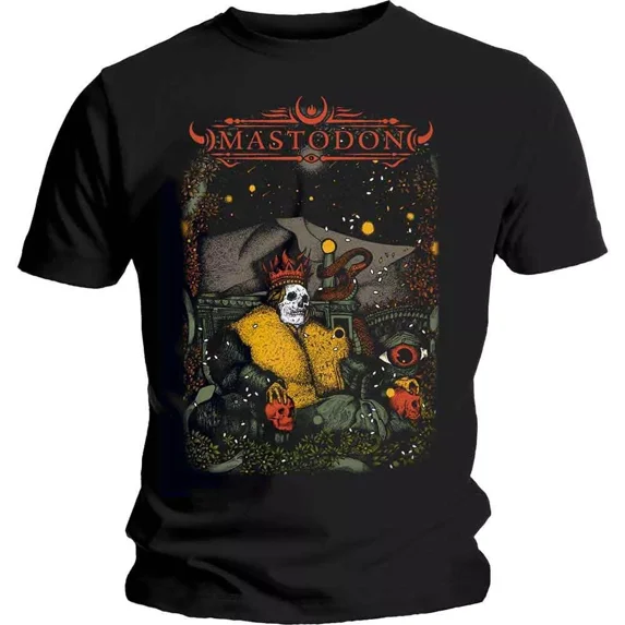 Mastodon Seated Sovereign T-Shirt Black New