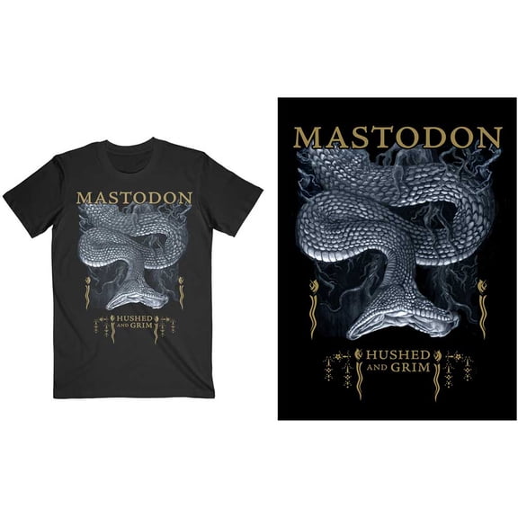 Mastodon Unisex T-Shirt Hushed Snake (Small)
