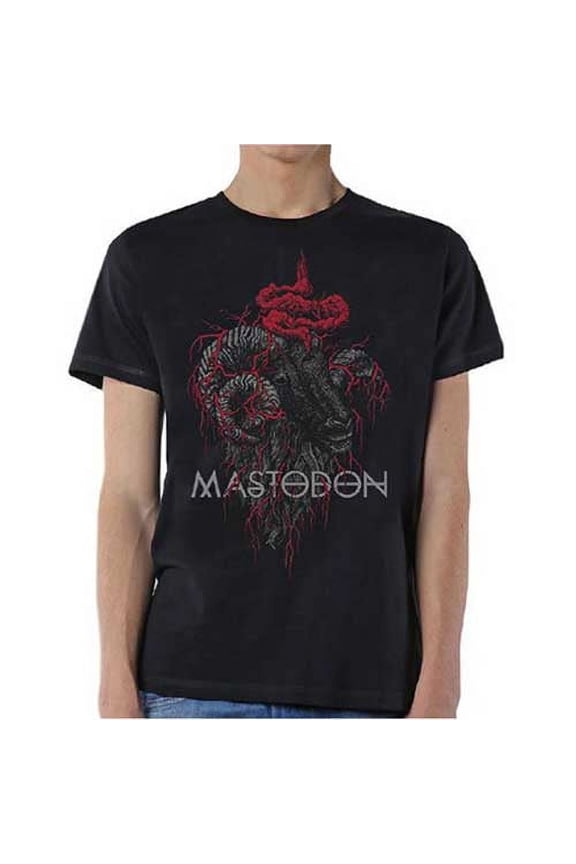 Mastodon Unisex T-Shirt Rams Head Colour (X-Large)