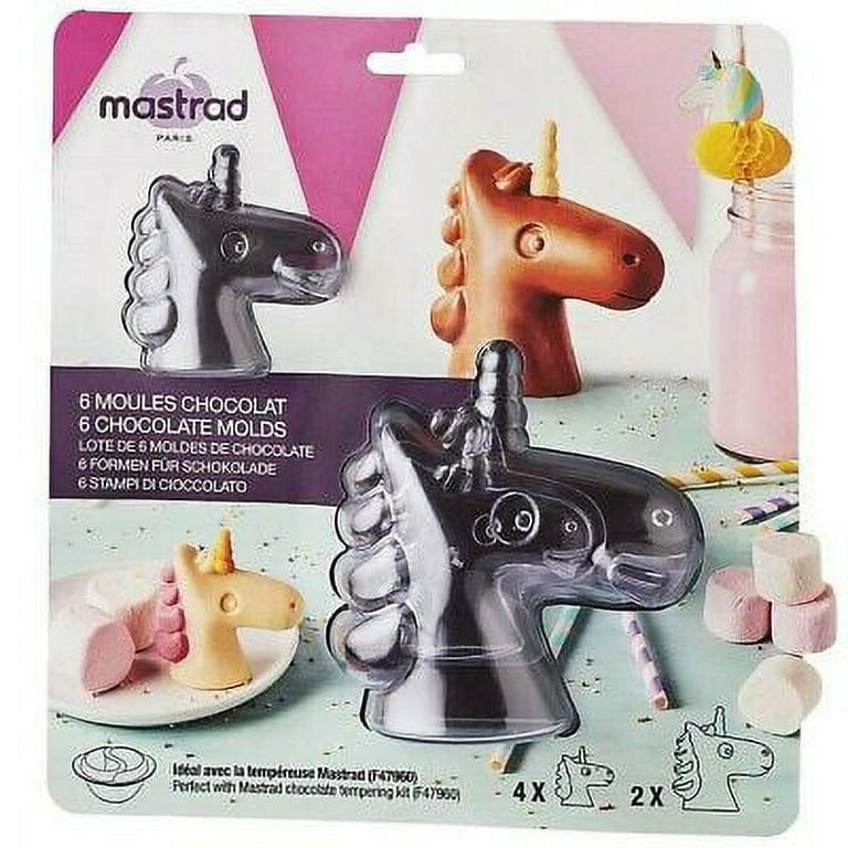 Mastrad 3D Chocolate Unicorn Mold - Set of 3 