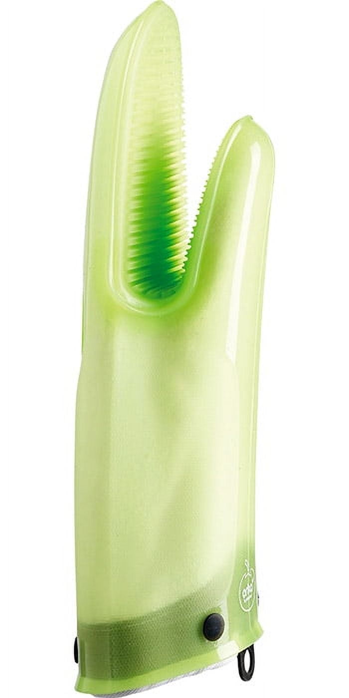 Mastrad Green Orka Plus Silicone Oven Mitt with Cotton Lining A 82308
