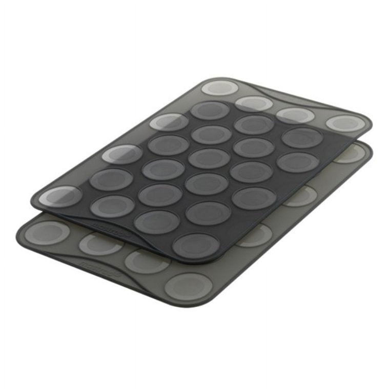 Bluedrop Baking Sheets | Silicone Macarons Baking Mat & PTFE Oven Liner 1 Pcs Each | Non Stick Baking Mats Dehydrator Sheets Pack of 2