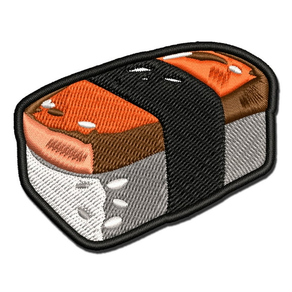 Masubi Tasty Hawaiian Snack Applique Multi-Color Embroidered Hook & Loop Patch - 3 Inch Medium