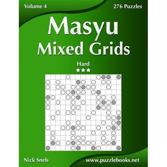 Masyu Mixed Grids - Hard - 276 Logic Puzzles