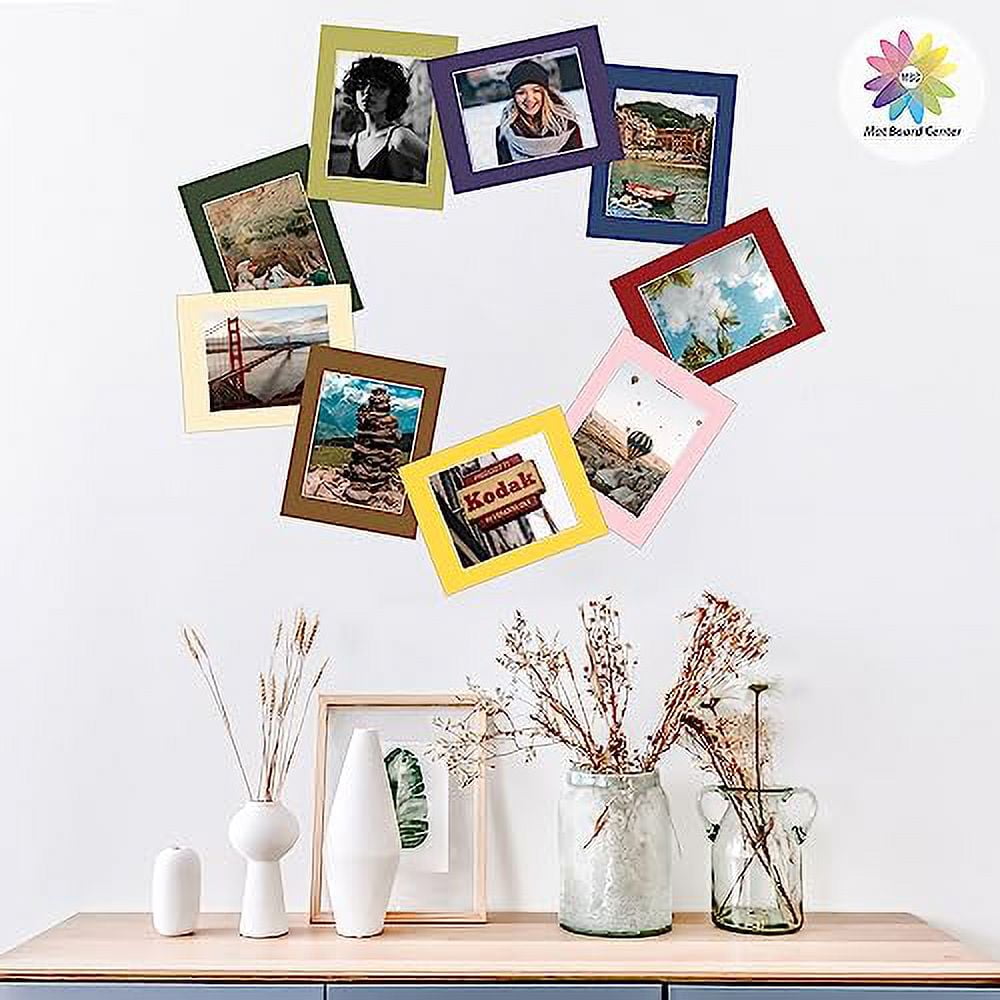 Matte Board Color Mat Board Center, 20 Pack 16x20 Uncut Mat Boards, Assorted Colors ...