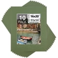 thumbnail image 1 of Mat Board Center, Pack of 10, 16x20 for 11x14 Photo Picture Mats - Acid Free, 4-ply Thickness, White Core - for Pictures, Photos, Framing, Rock Garden, 1 of 7