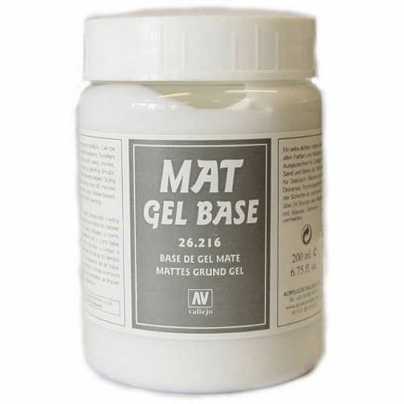 Mat Gel Base Stone Effects 200ml Jar Vallejo Paints