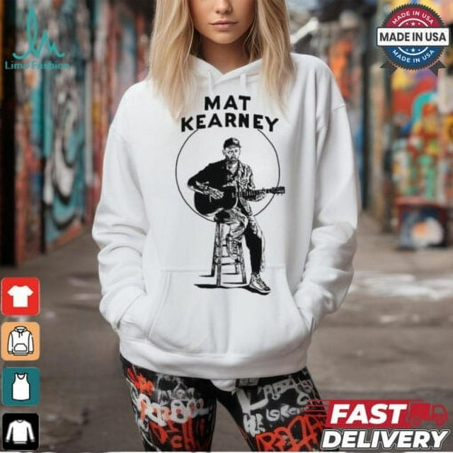Mat Kearney Guitar Stool Tour 2024 Hoodies - Walmart.com