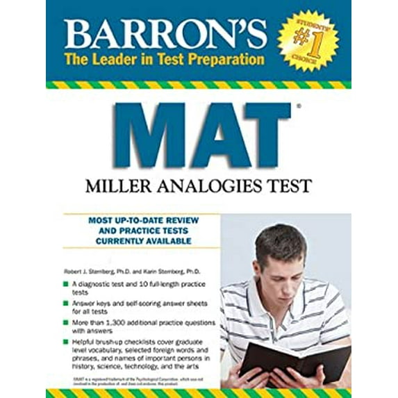 Pre-Owned Barron's MAT: Miller Analogies Test (Paperback) 1438002262 9781438002262