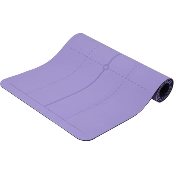 Mat - Non Slip Mat with Alignment Lines for Posture Exercises, Yoga, Pilates, Workout