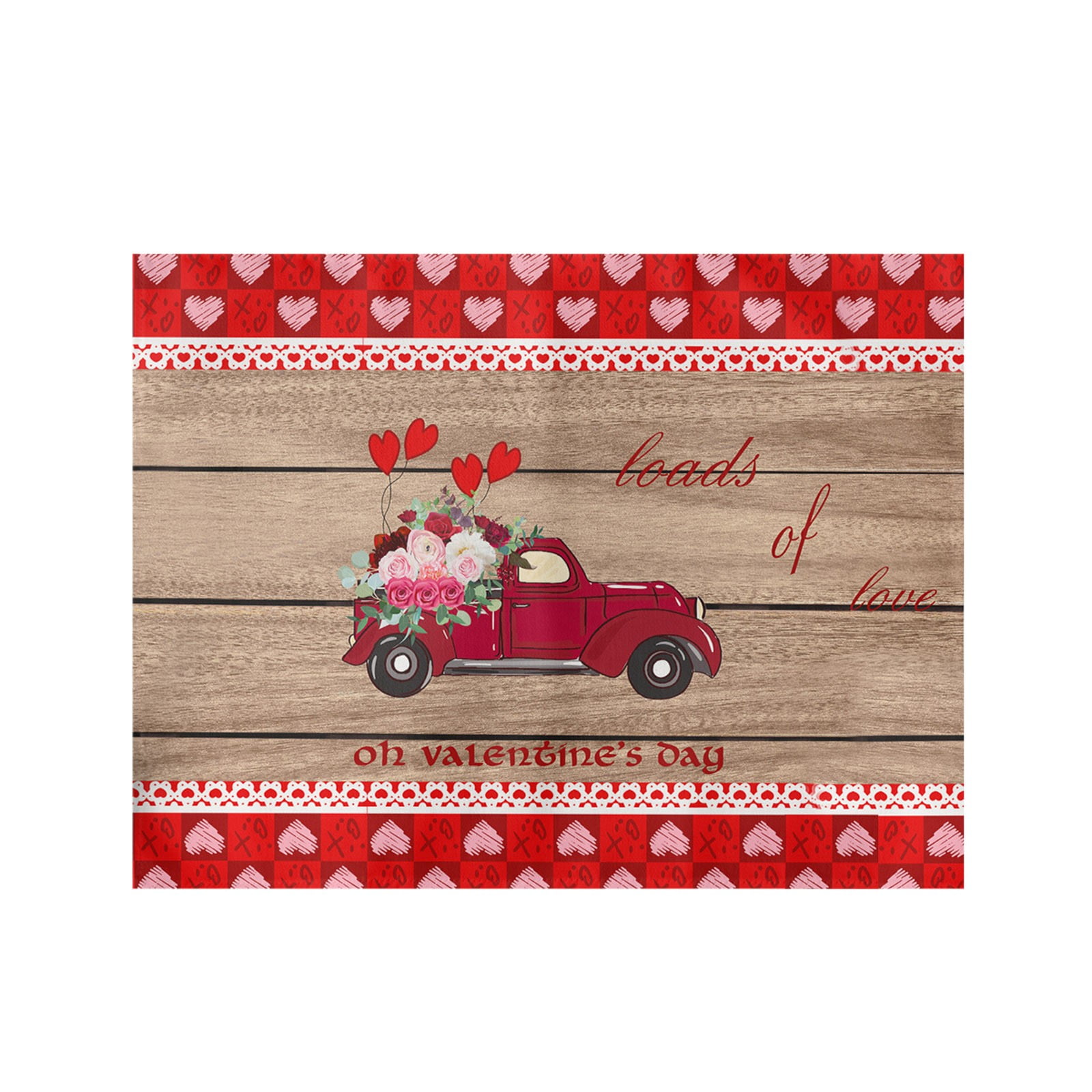 Mat Plate Plate Mats 6 Dining Table Centerpiece Mat Valentine's Day