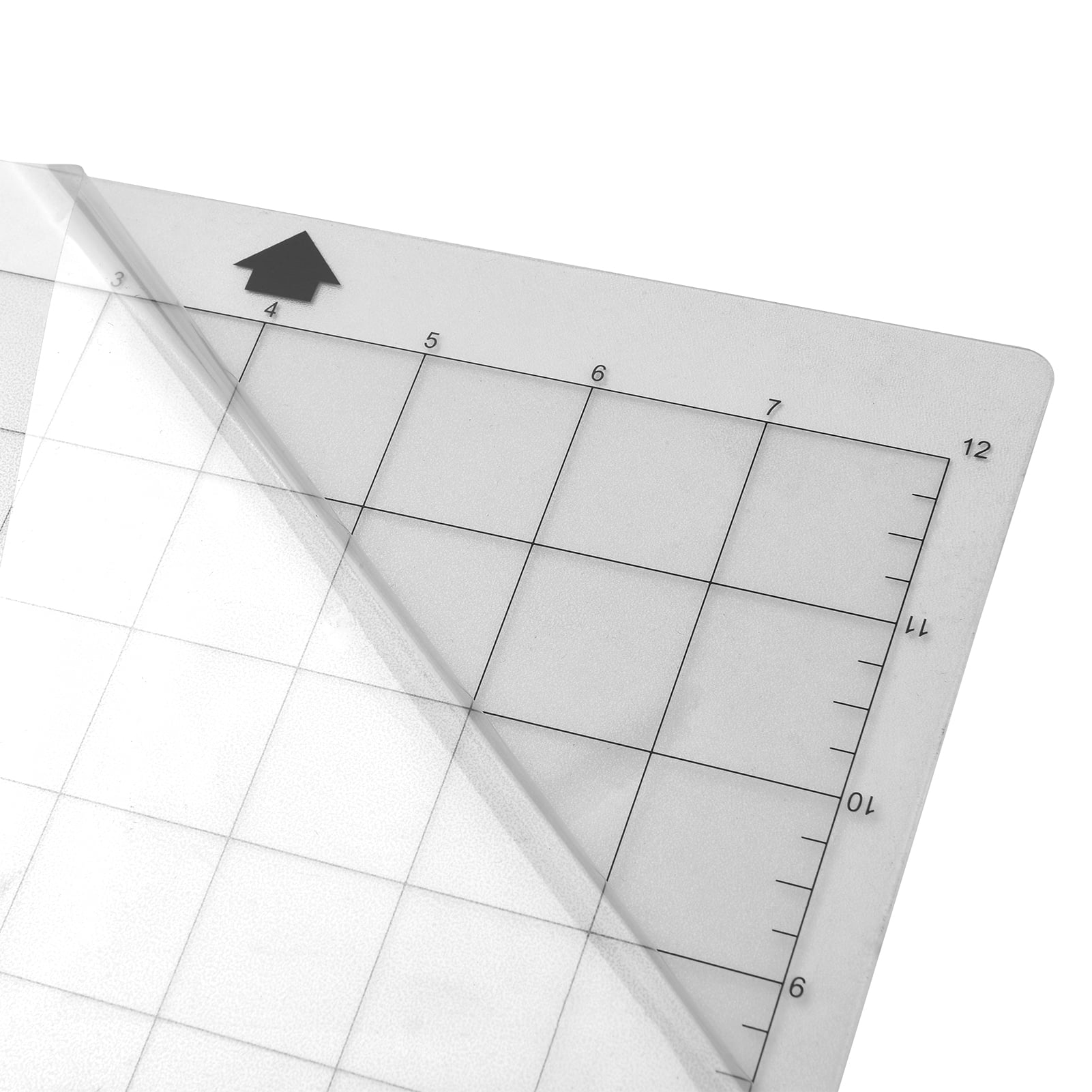Mat Replacement Cutting Mat Transparent Adhesive Mat With Measuring Grid 8 By 12-Inch For  Cameo Explore Plotter Machine 5PCS