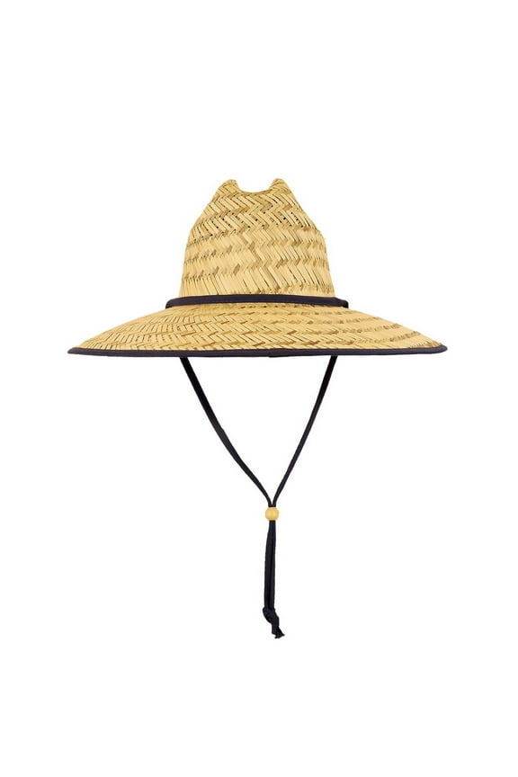 528 Mat Straw Lifeguard Hat-USA