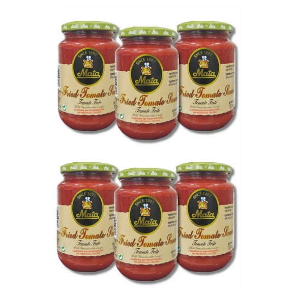 Mata Fried Tomato Sauce with Olive Oil Gluten Free,No Preservatives 13oz (6-pack)