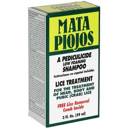 Mata Piojos Lice Shampoo 2 oz (Pack of 6)