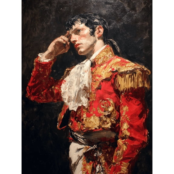 Matador Portrait Canvas Print Bar Restaurant Wall Art Decor