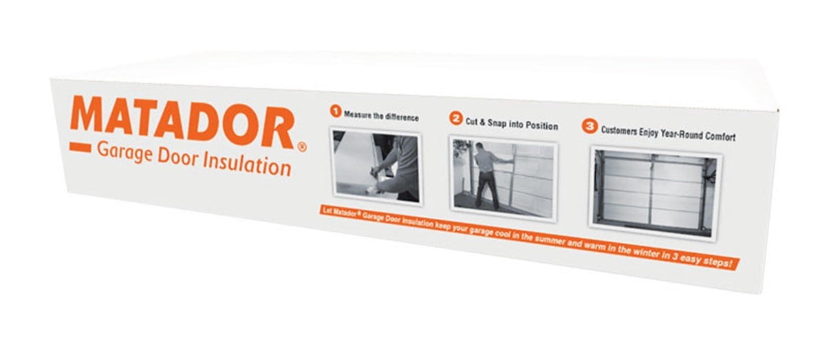 Matador Universal 7 Ft. Steel Garage Door Insulation Kit
