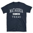 thumbnail image 1 of Matagorda Texas Classic Established Men's Cotton T-Shirt, 1 of 1