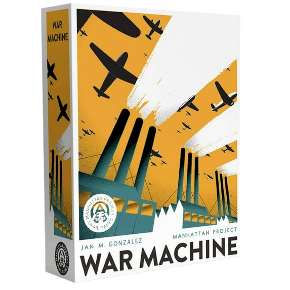 Matagot: Manhattan Project: War Machine - Strategy Board Game, Grow & Develop A Nation, Building & Resource Management, Age 12+, 1-4 Player, 30-60 Min