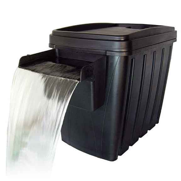 Matala BSTPII-W Biosteps II Pond Filter with Waterfall - for Ponds up to 2,700 gallons - with 6 Filter Pads (2 Blue, 2 Gray, 2 Green)