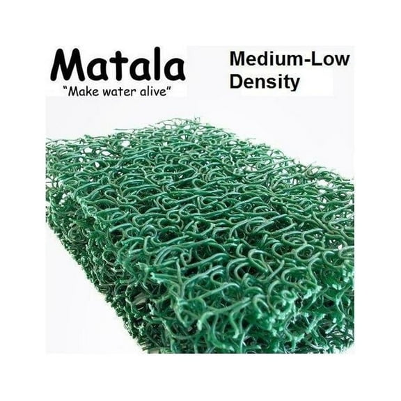 Matala Filter Sheet Media Mat Heavy Duty 14" x 24" Green for Koi Pond Filtration